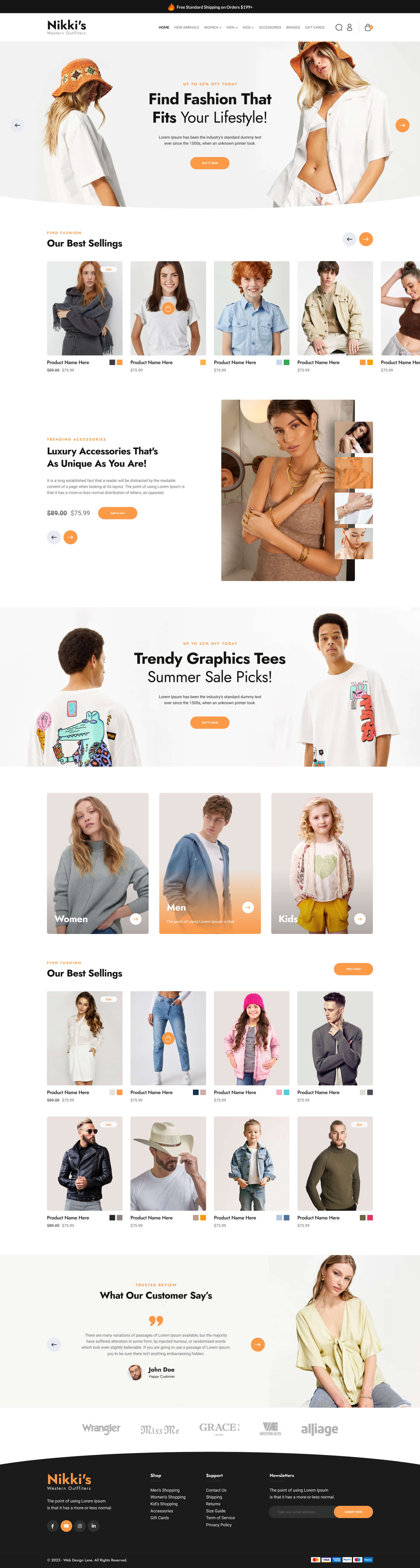 Nicole Vanbrenk custom website design by Yousuf Ameer