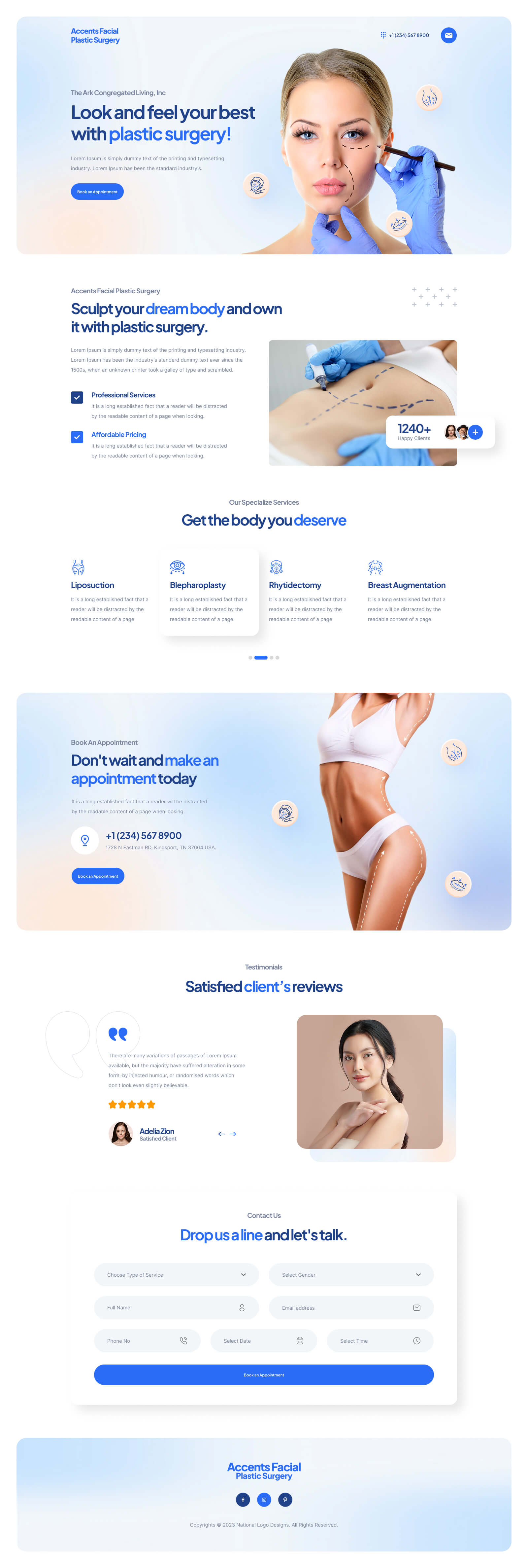 Randall J Falconer custom website design by Yousuf Ameer